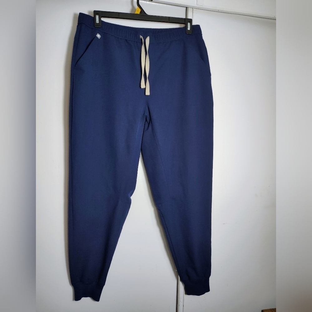 Figs medical professional scrub jogger pants Tansen men's navy blue size XL. - Picture 2 of 16